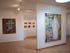 Exhibition view, paintings and limited edition prints.