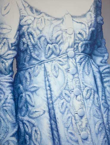 Blue Coated, 2007, oil and acrylic on canvas, 100 x 76 cm.