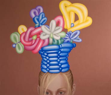 The things we do for love, 2005, acrylic and oil on canvas, 120 x 140 cm.