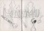 Sketchbook A5-05, 25. Line drawing, pencil (tools).