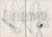 Sketchbook A5-05, 25. Line drawing, pencil (tools)